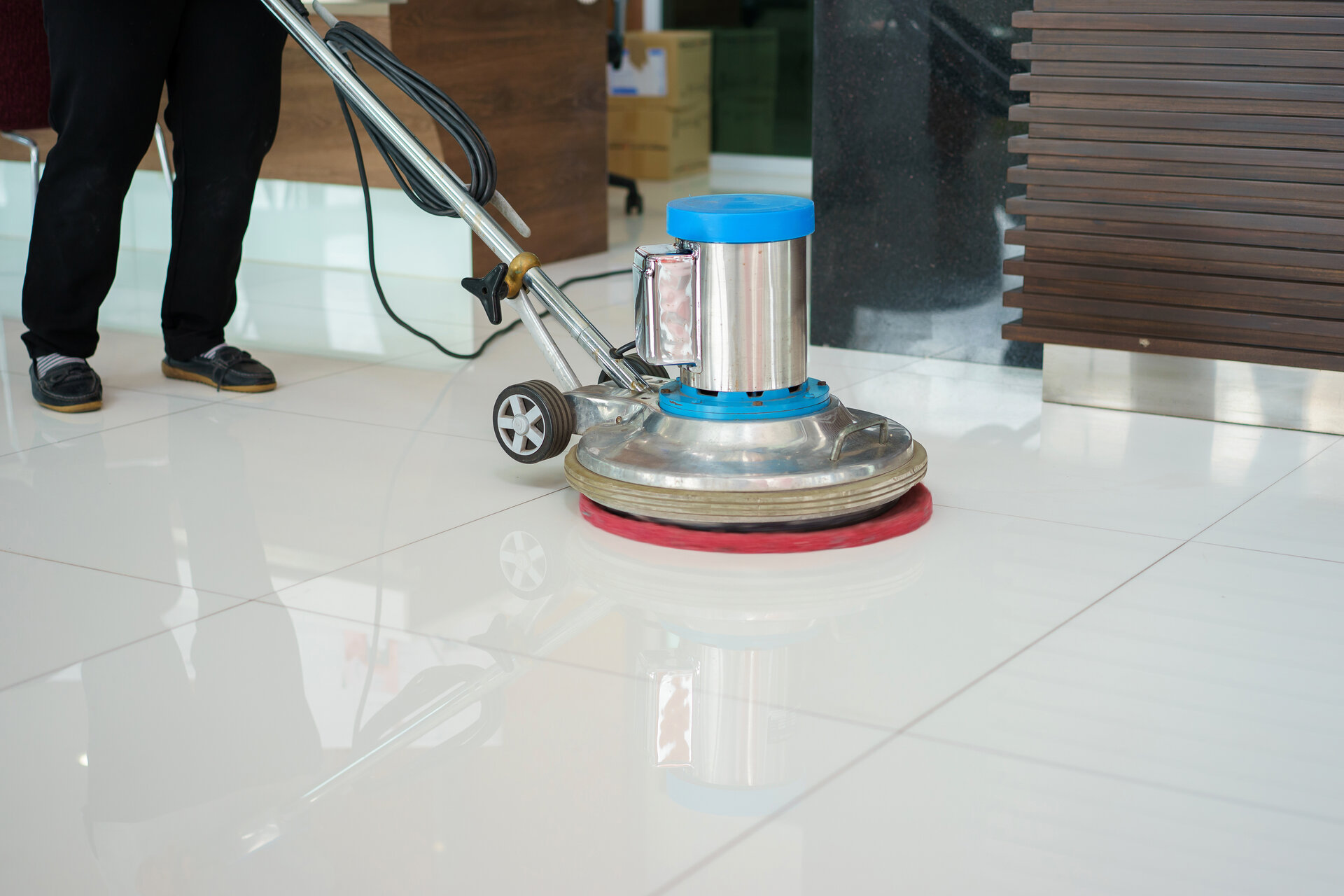 Floor refinishing service